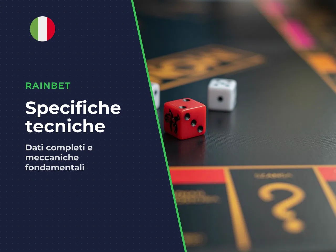 Caratteristiche tecniche in sintesi