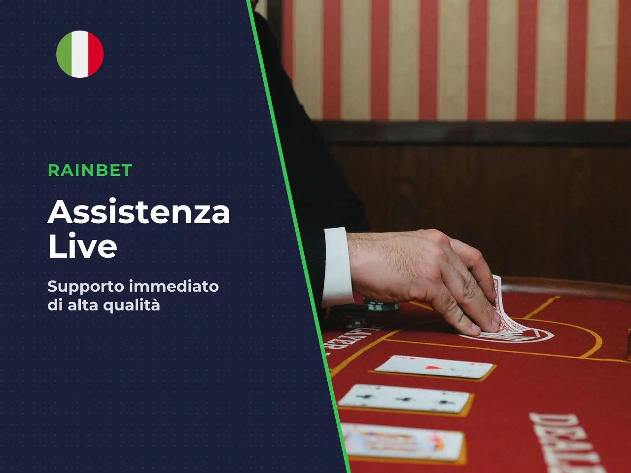 Quando il rainbet live chat risolve