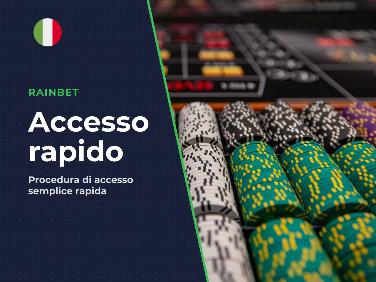 Come ottenere l'accesso a Rainbet e