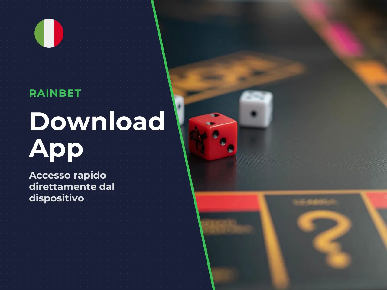 Come aggiungere Rainbet alla schermata Home