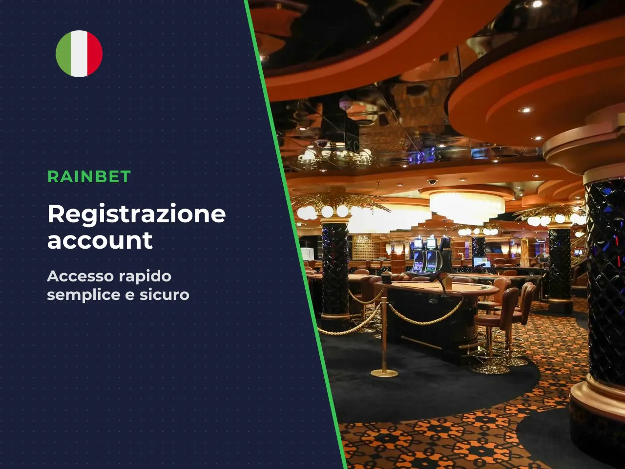 Registrazione, account e primo accesso. Durante