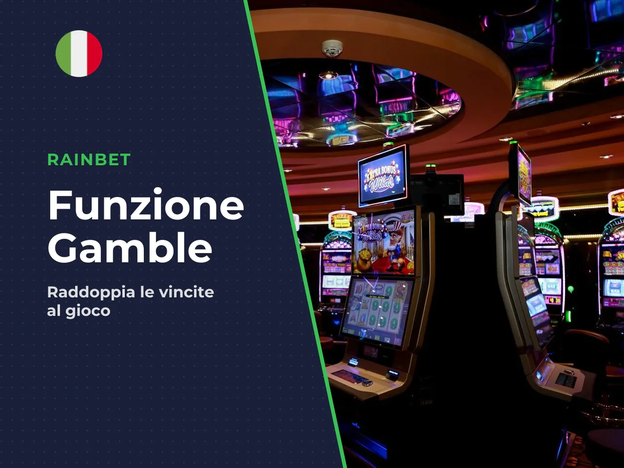 Funzione Gamble rischio e raddoppio. Dopo