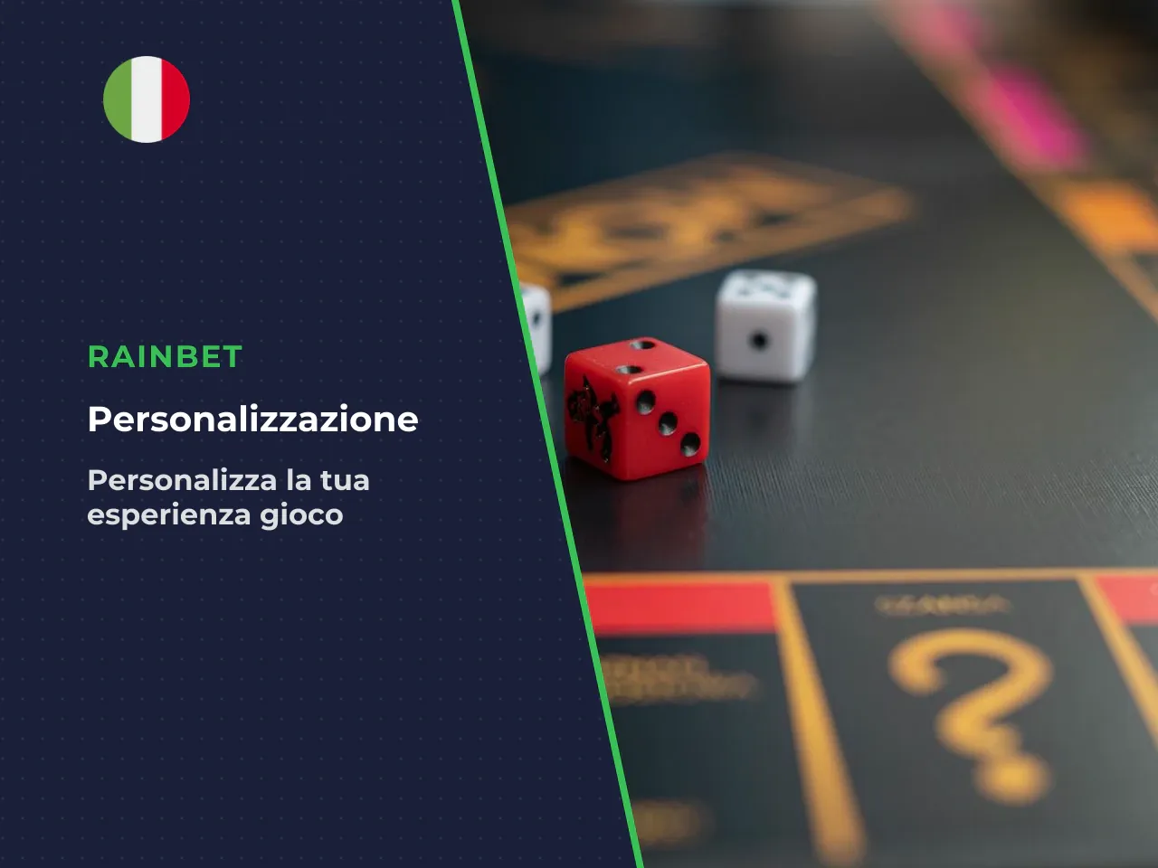 Customization features e impostazioni aggiuntive. L'interfaccia