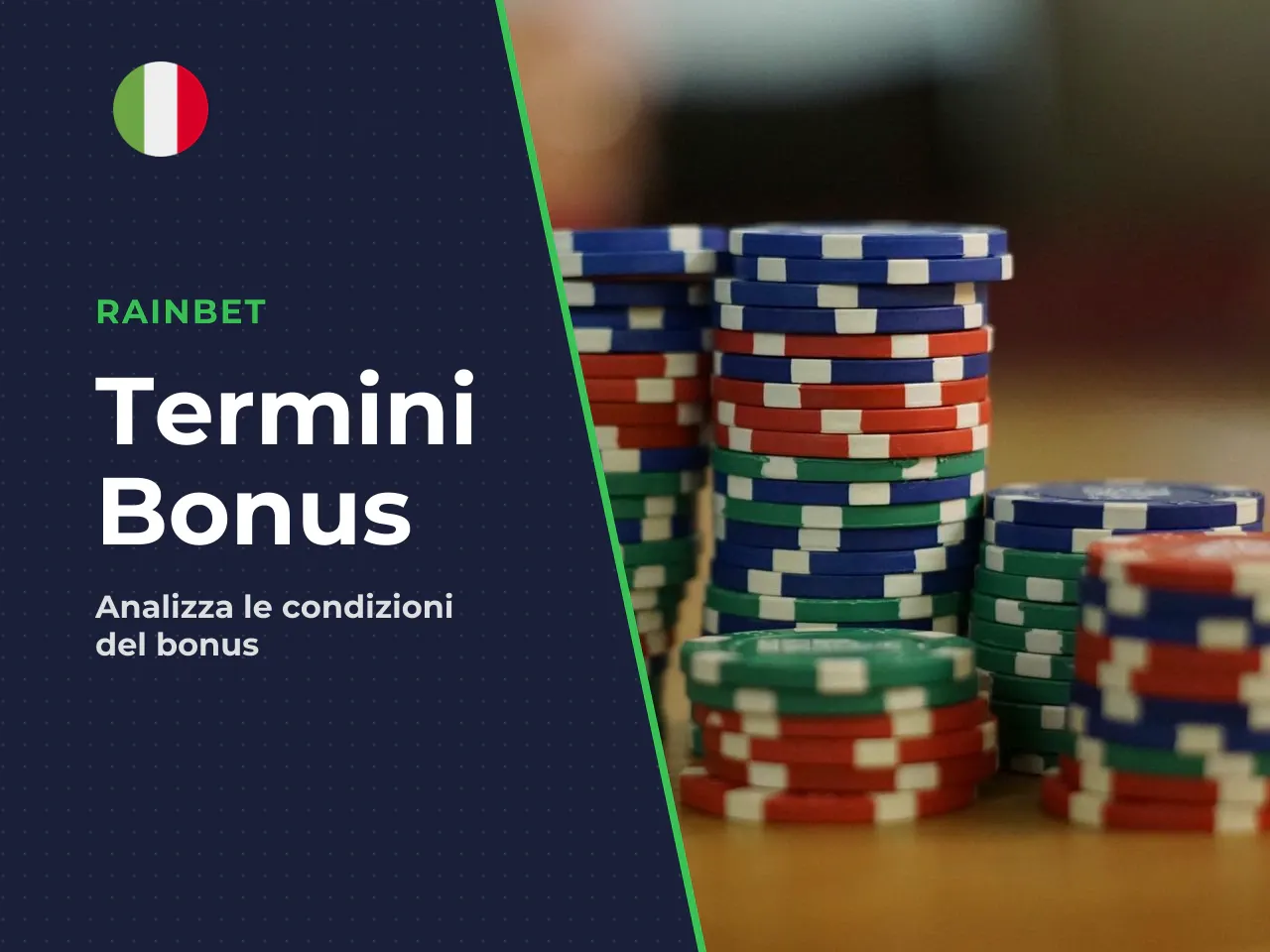 Quali bonus terms e wagering requirements