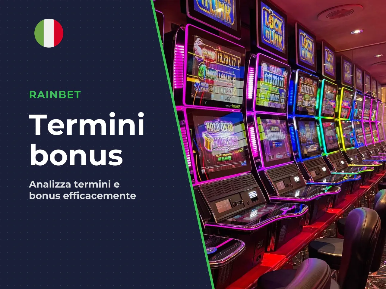 Bonus, deposito e condizioni da controllare