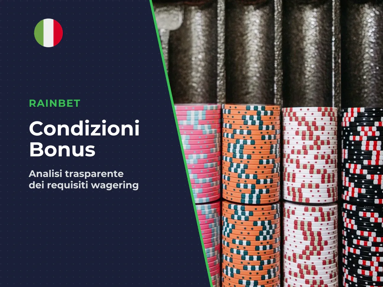 Wagering requirements e max bet senza