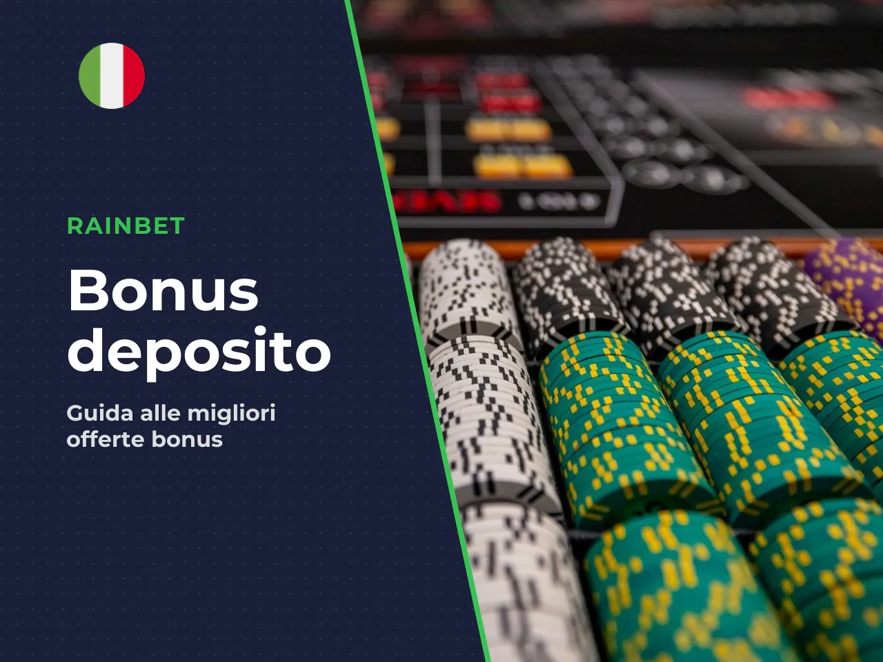 Bonus, deposito e accesso all'offerta. Molti