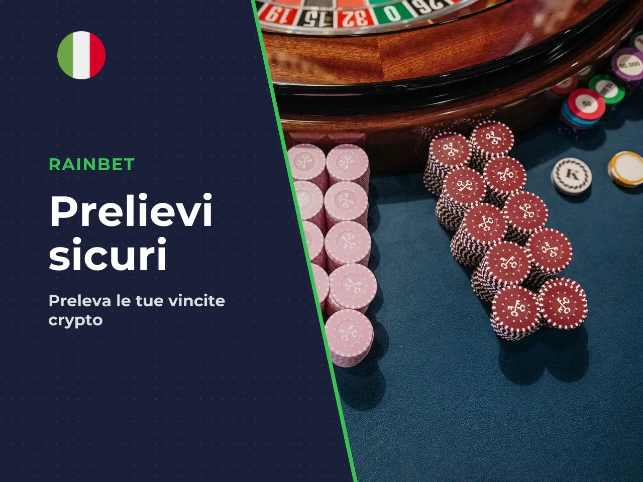 Sicurezza del prelievo crypto su Rainbet