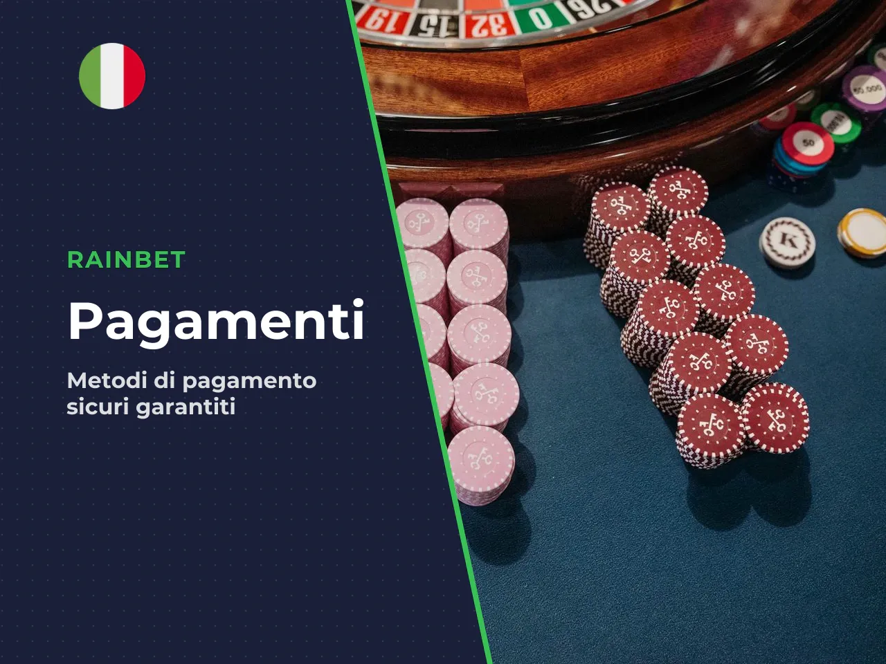 Metodi di pagamento e prelievo. Per