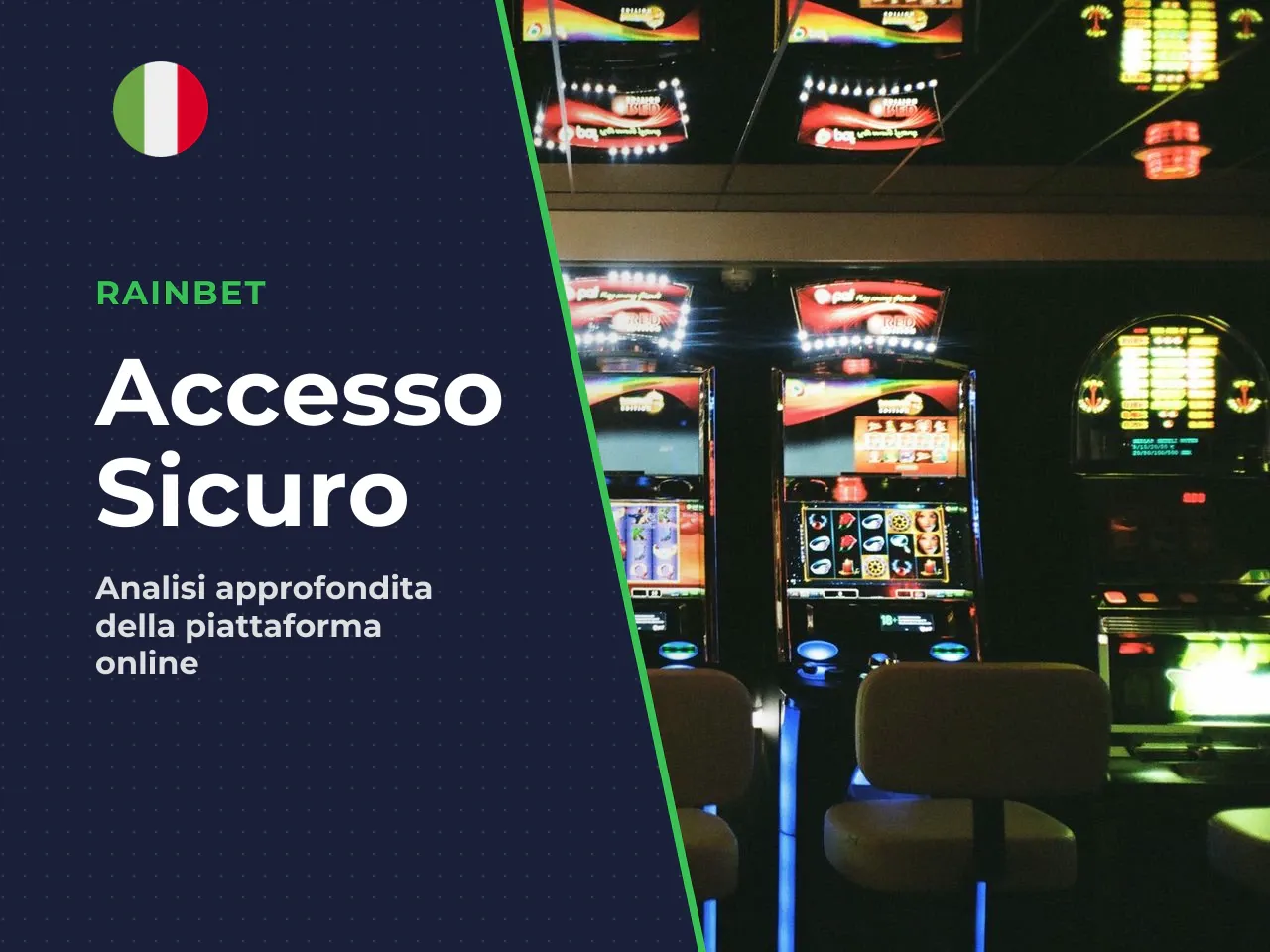 L'accesso a Rainbet, casinò privo di