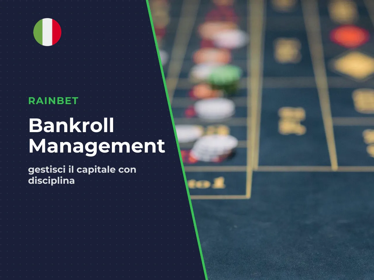 Tre approcci al bankroll management. Nessuna