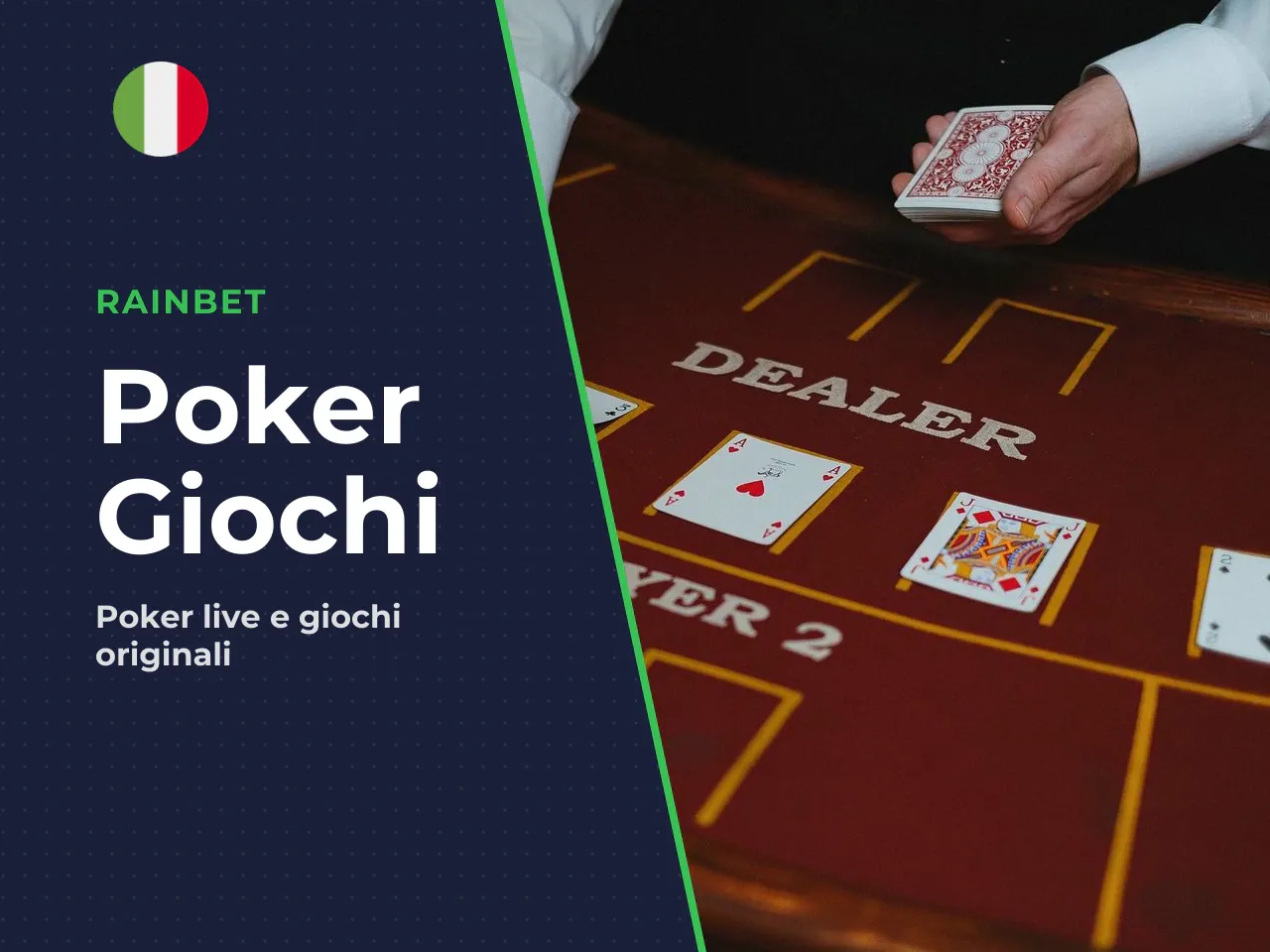 Differenza tra poker, live e Rainbet