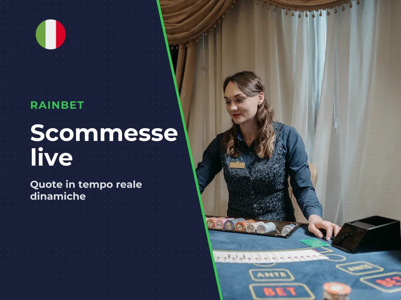 Su Rainbet, il live betting copre