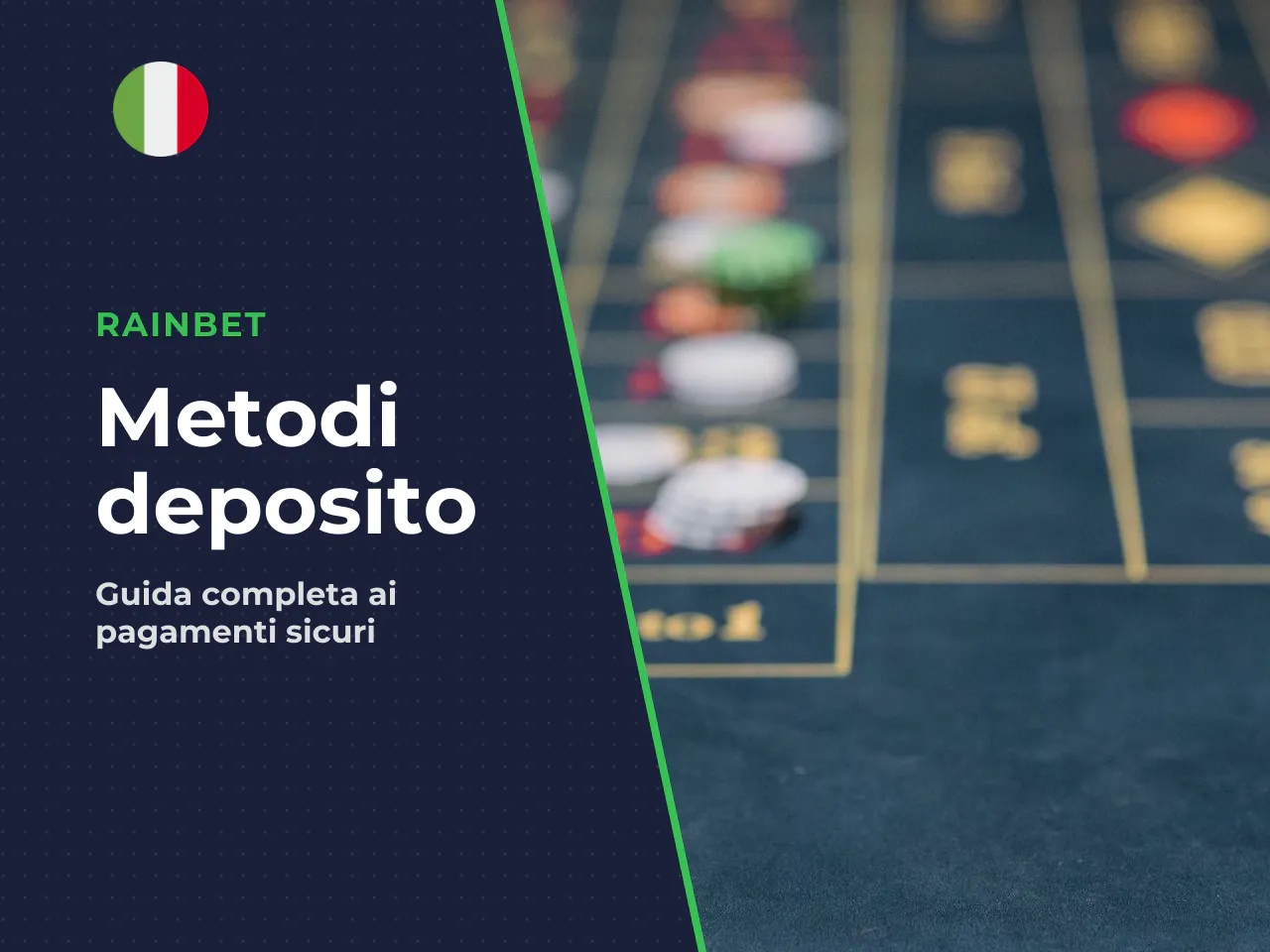 Metodi di deposito Rainbet crypto, e-wallet