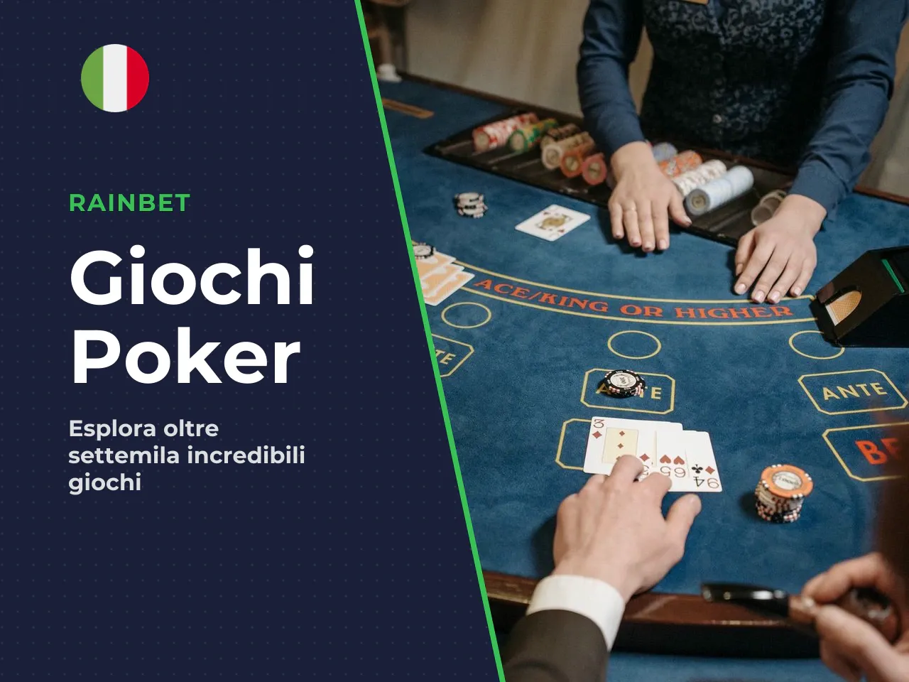 Quali giochi trovi in Rainbet Poker